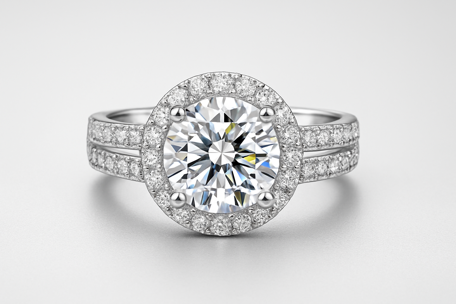 Professional jewelry studio photography